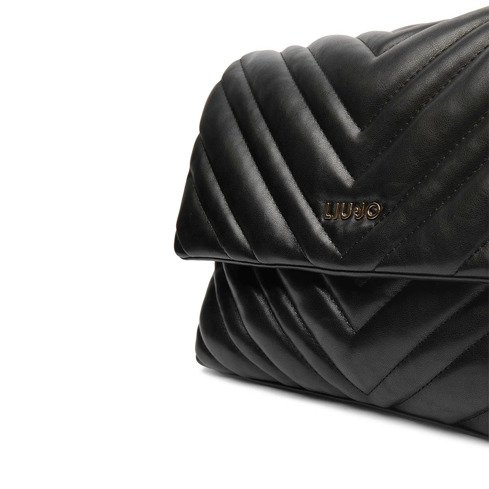 Borsa Donna a Spalla LIU JO Matelassè Nera