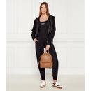 Zaino Donna LIU JO Better Marrone con Logo in Rilievo All Over