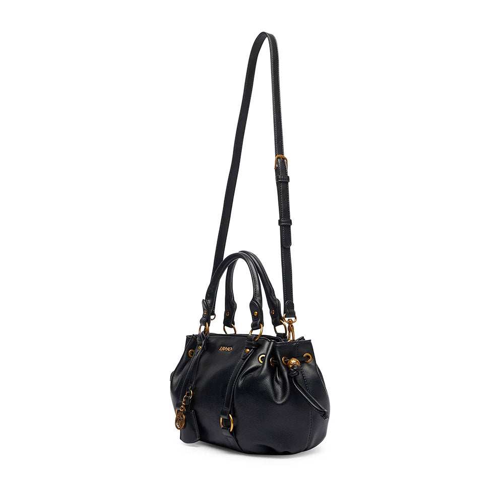 Bauletto Donna a Mano LIU JO in Ecopelle Micro Bottalata Nera