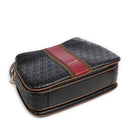 Borsa Donna a Spalla LIU JO Nera con Logo Embossed All Over