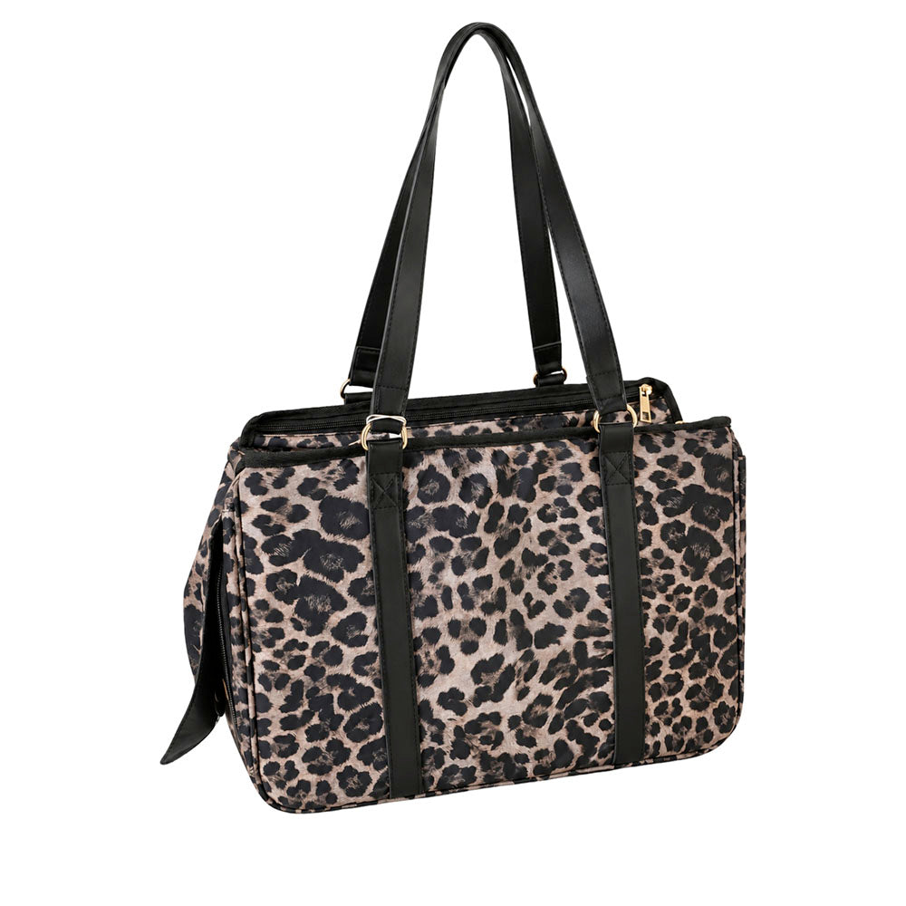 Trasportino per Cani LIU JO in Nylon stampa Animalier All Over