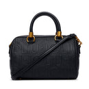 Bauletto Donna a Mano Small LIU JO in Ecopelle Nera con Logo Embossed