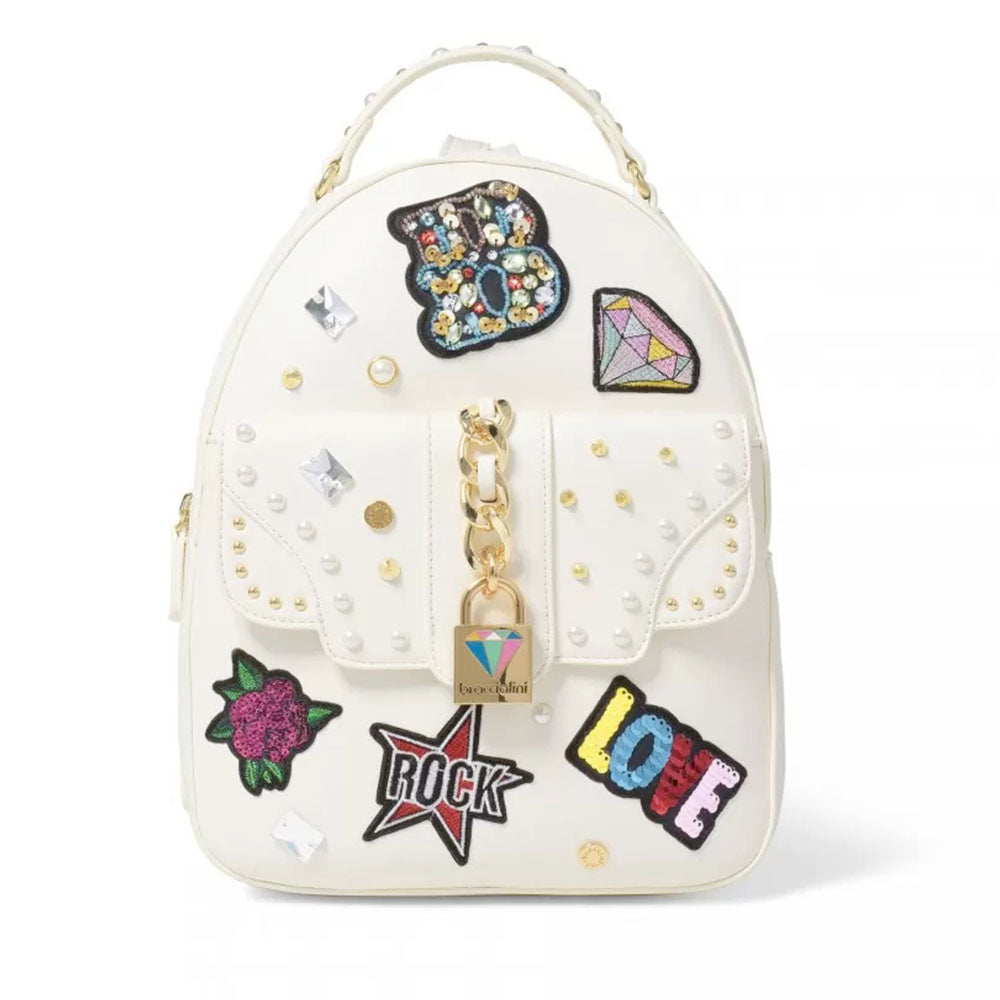 Zaino Donna BRACCIALINI linea Rock colore Bianco
