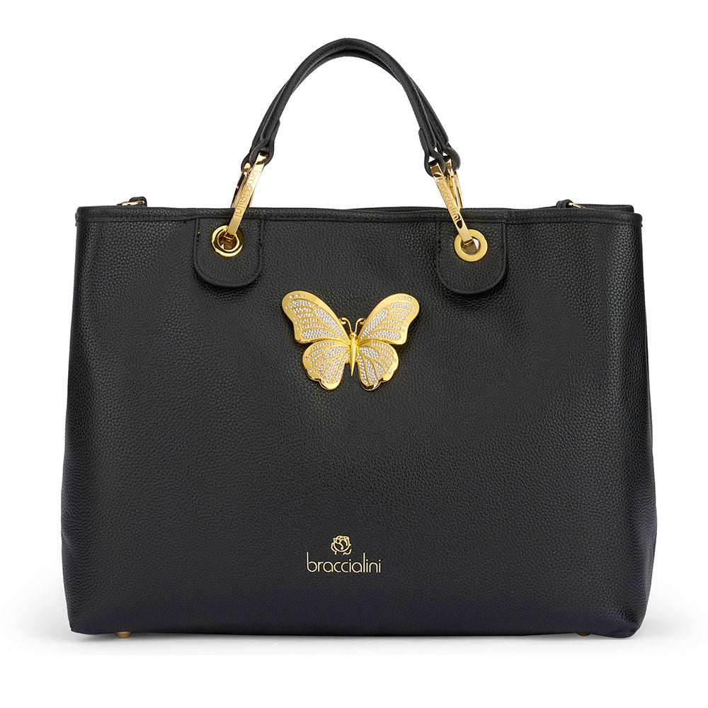 Borsa Donna a Mano Large BRACCIALINI linea Beth Jewels Nero