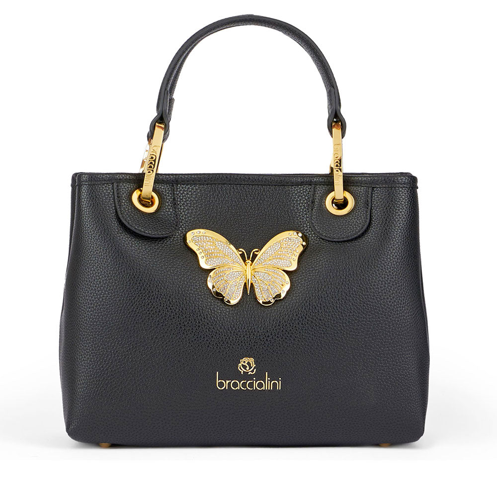 Borsa Donna a Mano Small BRACCIALINI linea Beth Jewels Nero