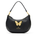 Borsa Donna Mezzaluna a Spalla Media BRACCIALINI linea Beth Jewels Nera