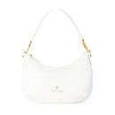 Borsa Donna a Spalla Media BRACCIALINI linea Beth Puffy in Nylon Bianco