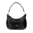 Borsa Donna a Spalla Media BRACCIALINI linea Beth Puffy in Nylon Nero