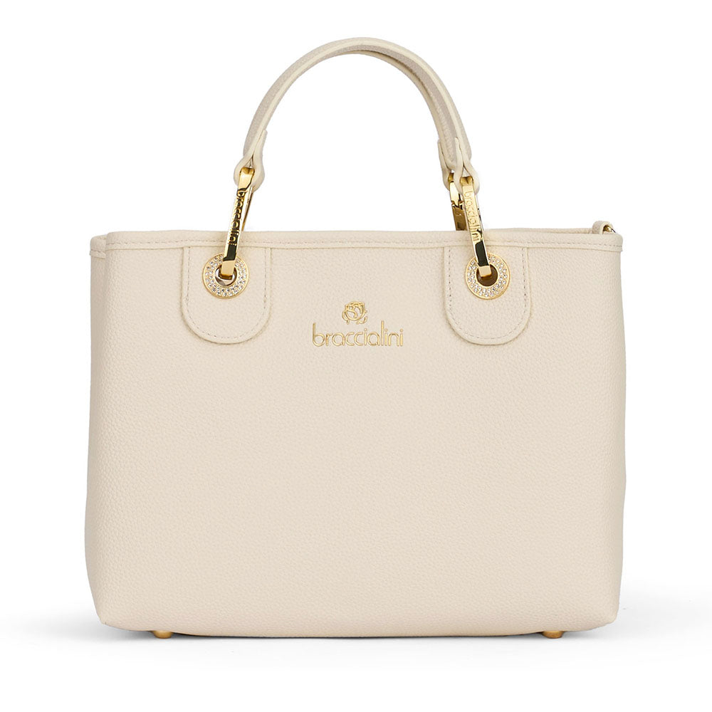 Borsa Donna a Mano Small BRACCIALINI linea Beth Beige
