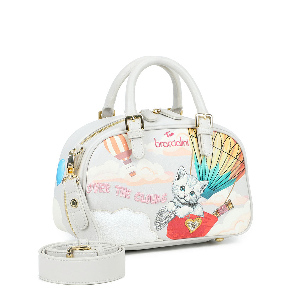 Bauletto Donna Small BRACCIALINI linea Allround stampa Over the Clouds
