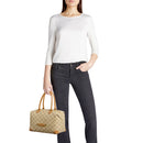Bauletto Donna a Mano BRACCIALINI linea Monogram in Pelle Beige
