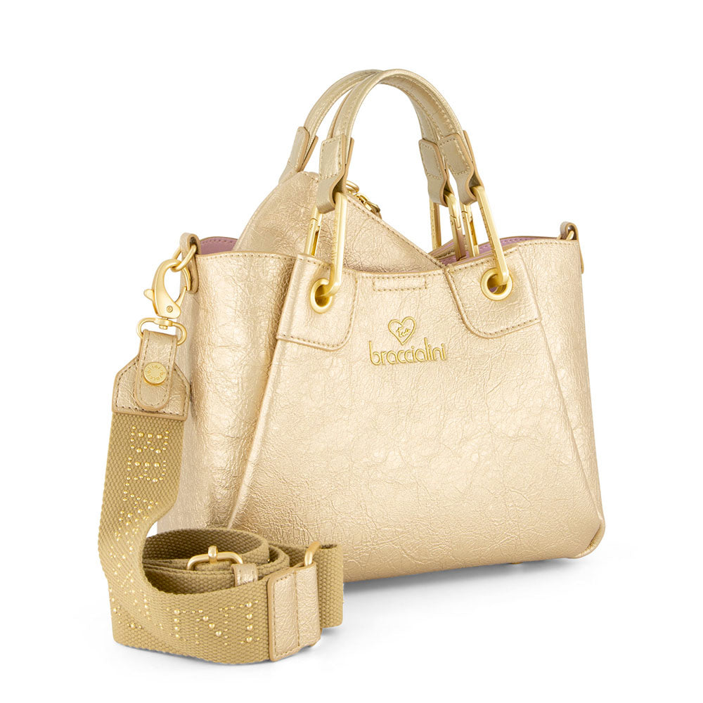 Borsa Donna a Mano Small BRACCIALINI linea Amy Oro