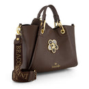 Borsa Donna a Mano Media BRACCIALINI linea Amy Bijoux Marrone Cioccolato