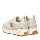 Sneakers Platform Donna LIU JO Maxi Wonder 97 Bis in Pelle e Canvas Beige
