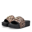 Ciabatte Platform LIU JO Mykonos 01 in Gomma stampa Animalier