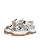 Sandali Platform Donna LIU JO Fiona 02 Effetto Specchio Silver