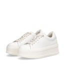 Sneakers Platform LIU JO Selma 16 in Pelle Bianca