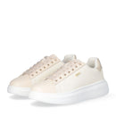 Sneakers Platform LIU JO Babol 01 Laminate Effetto Lizard White Light Gold