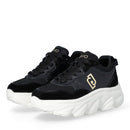 Scarpe Donna LIU JO Steffy 01 Sneakers Chuncky in Suede e Pelle Nera