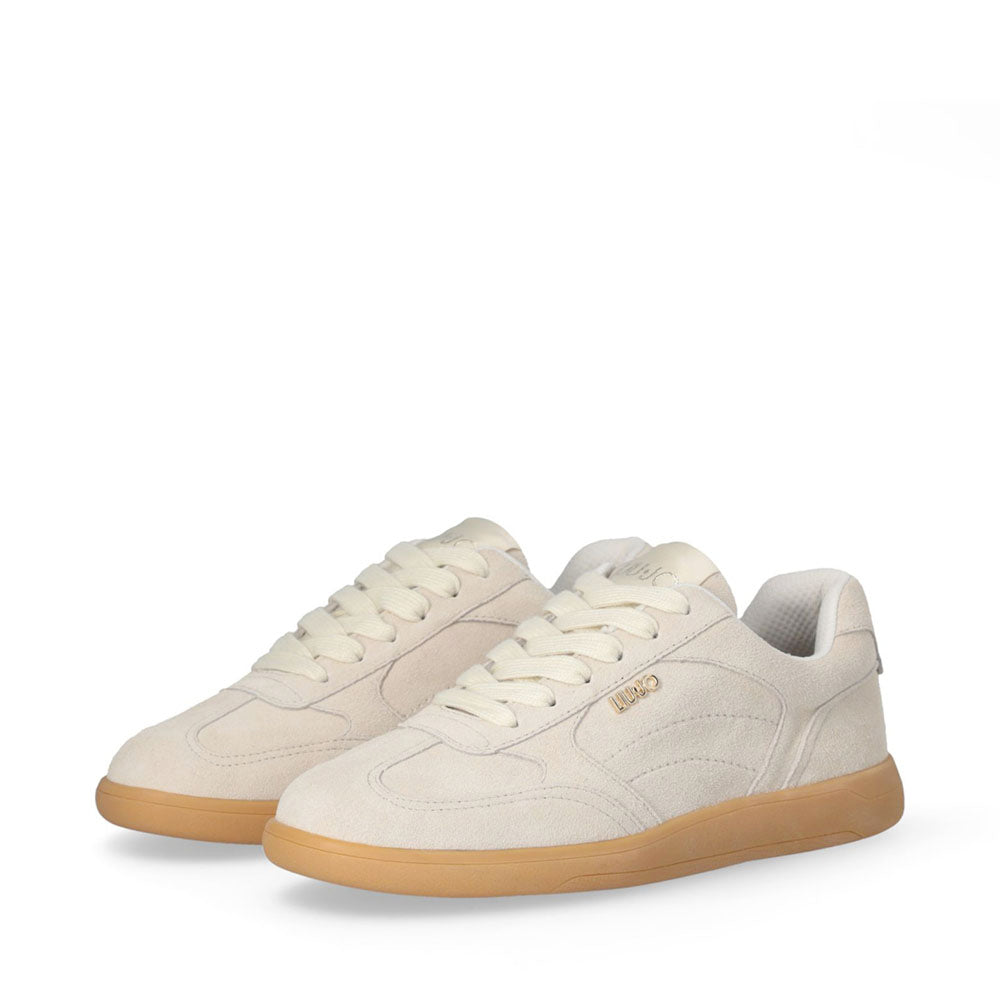 Sneakers Donna LIU JO Connor 01 in Suede Beige