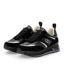 Sneakers Platform Donna LIU JO Maxi Wonder 97 in Pelle e Suede Nero