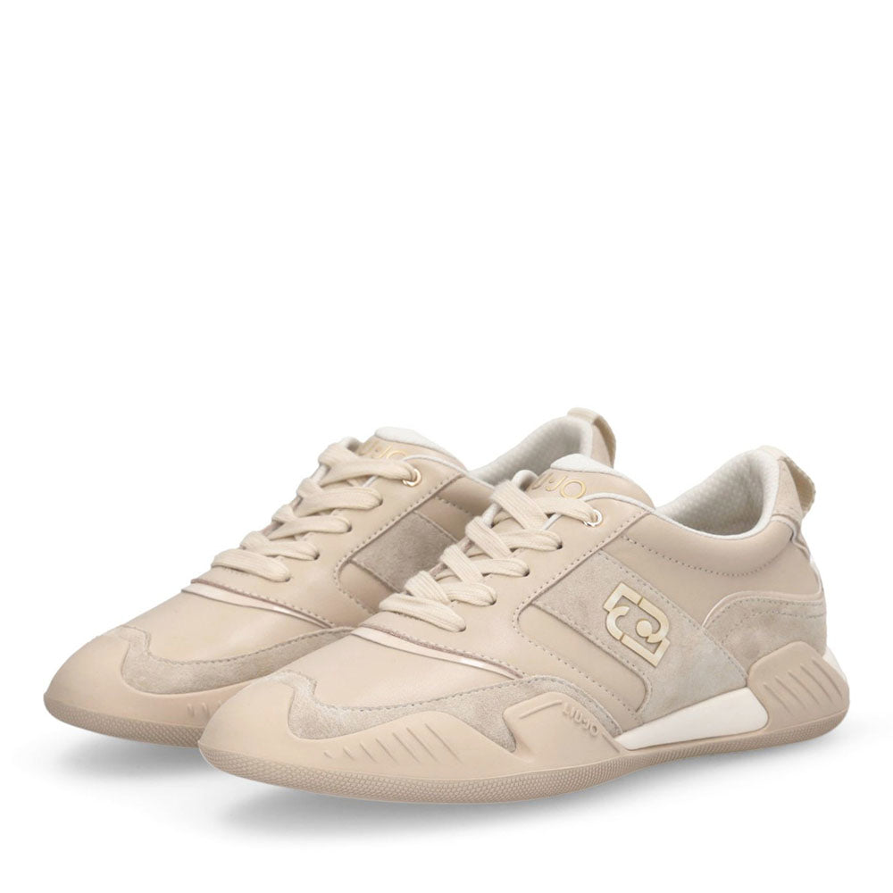 Sneakers Donna LIU JO Blossom 02 in Pelle e Suede color Corda
