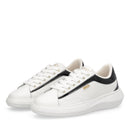Sneakers Donna LIU JO Casper 01 in Pelle Bianca con Inserto Glossy Nero