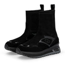 Sneakers Boots Donna LIU JO Maxi Wonder 104 in Suede Nero