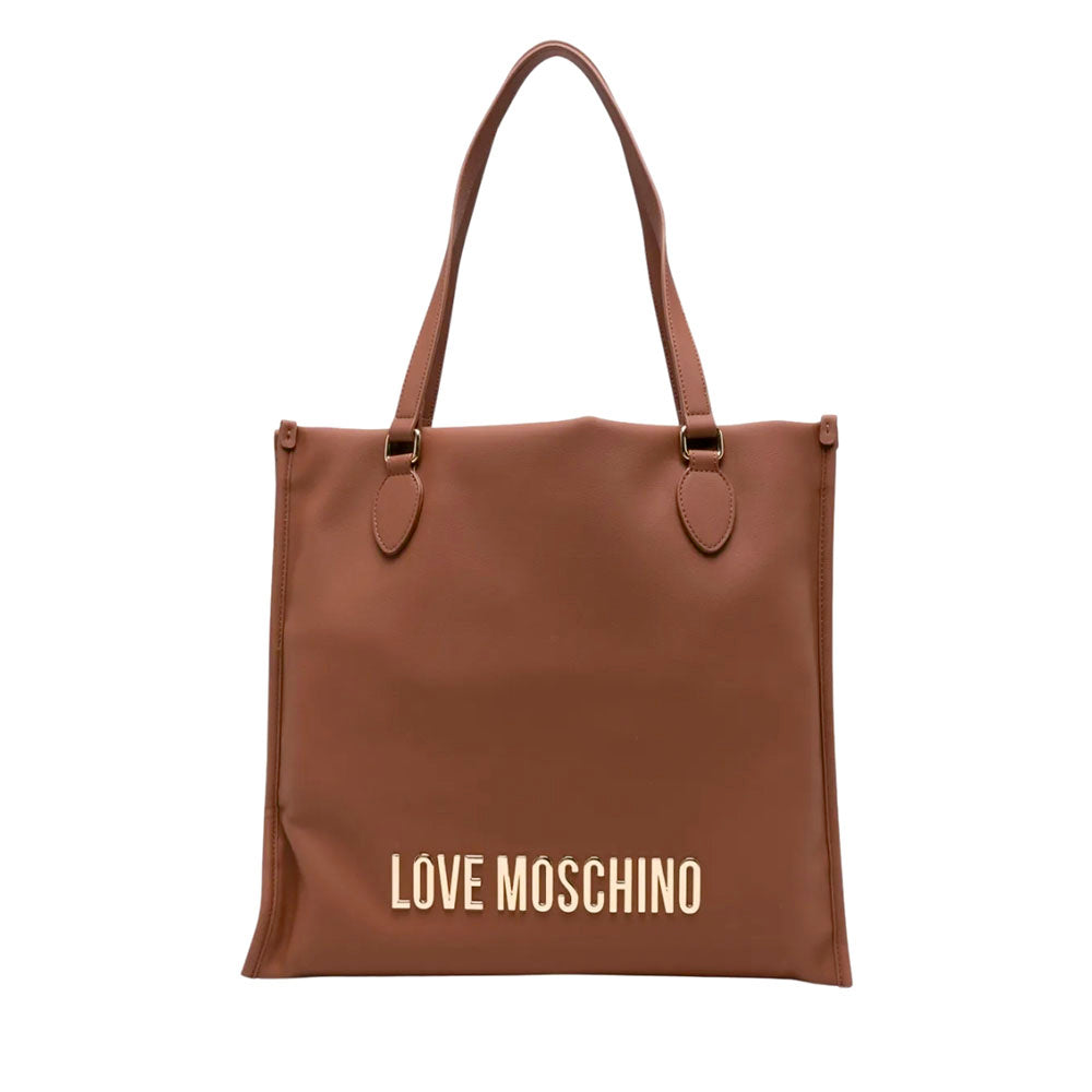 Shopping Bag Verticale LOVE MOSCHINO linea Bold Bag color Castagna