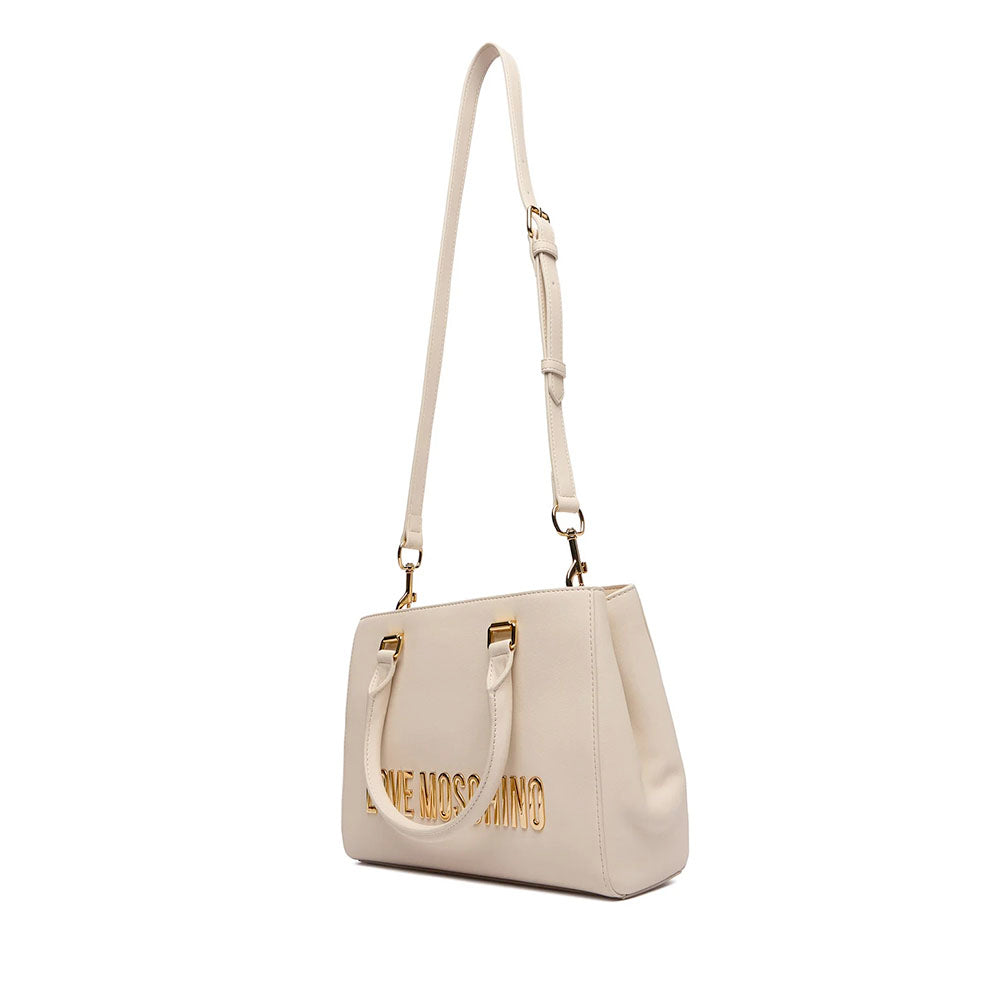 Borsa Donna a Mano LOVE MOSCHINO linea Bold Bag Avorio