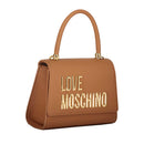 Kleine Damen-Henkeltasche LOVE MOSCHINO Modell Bold Bag in Cognac