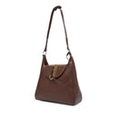 Hobo Bag Donna LOVE MOSCHINO linea Pinned Love Marrone