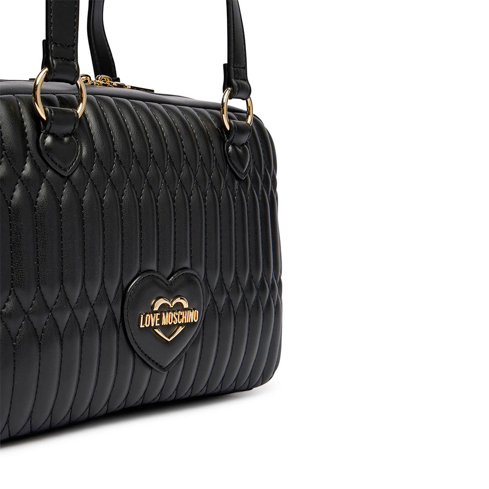 Bauletto Donna a Spalla LOVE MOSCHINO linea Bubby Love in Ecopelle Nera