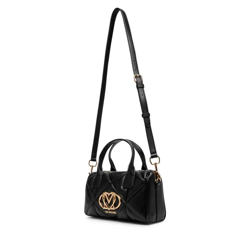 Bauletto Donna Trapuntato LOVE MOSCHINO linea Embossed Nero