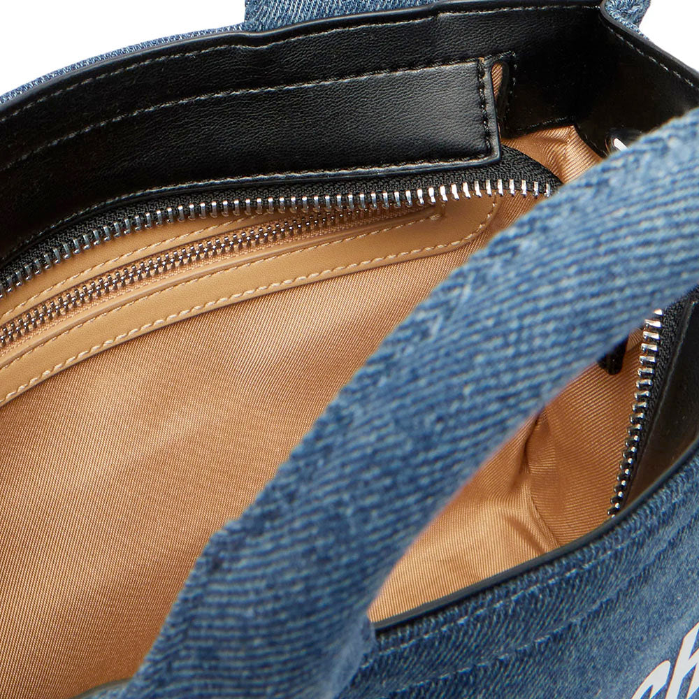 Borsa Donna a Mano LOVE MOSCHINO in Denim Blu