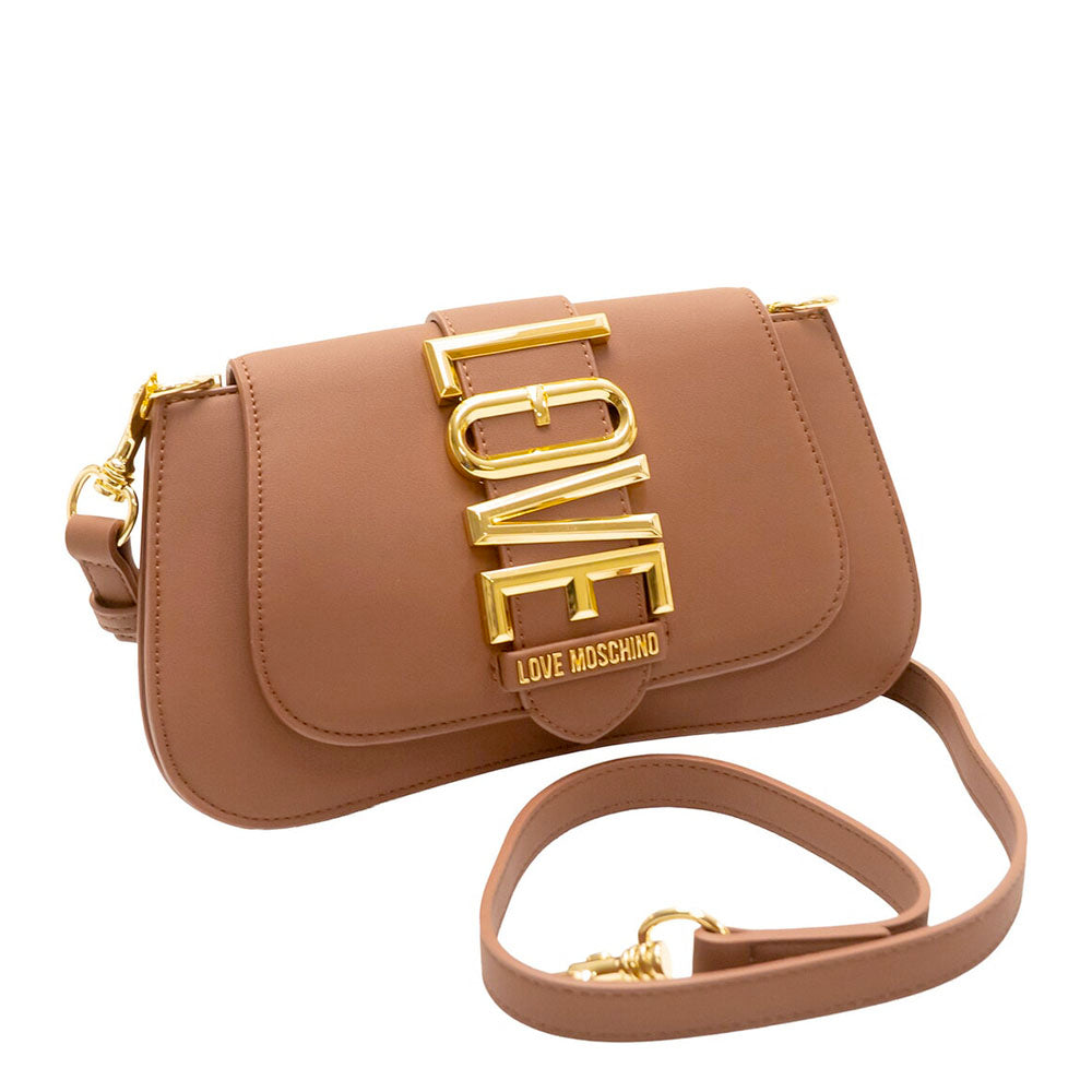 Borsa Donna a Spalla e Tracolla LOVE MOSCHINO linea Lovebug color Cuoio