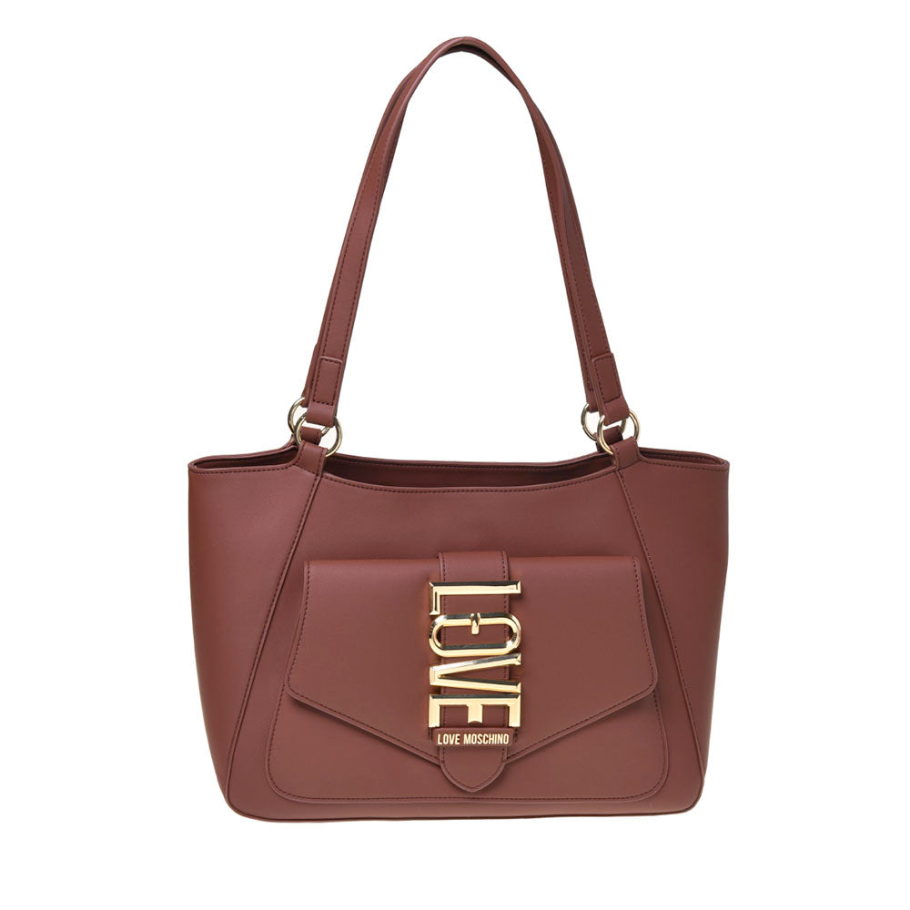 Shopping Bag Donna LOVE MOSCHINO linea Lovebug color Cuoio