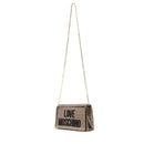 Clutch Donna con Tracolla LOVE MOSCHINO linea Smart Daily Soft Oro