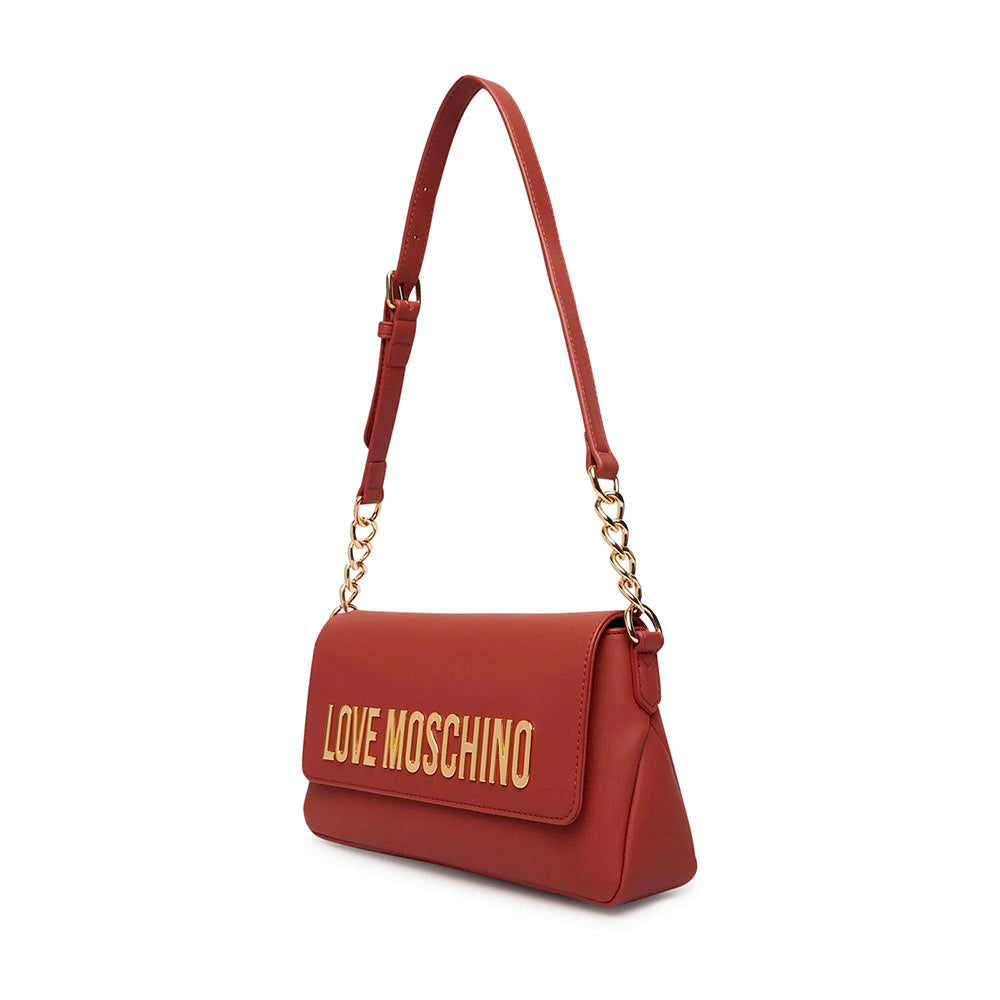 Borsa Donna a Spalla LOVE MOSCHINO linea Bold Bag color Ruggine