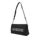 Borsa Donna a Spalla LOVE MOSCHINO linea Bold Bag colore Nero e Nikel