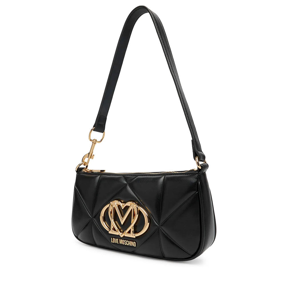 Borsa Donna Mini Sottospalla LOVE MOSCHINO linea Embossed Nera