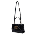 Borsa Donna a Mano con Tracolla LOVE MOSCHINO linea Embossed Trapuntata Nera