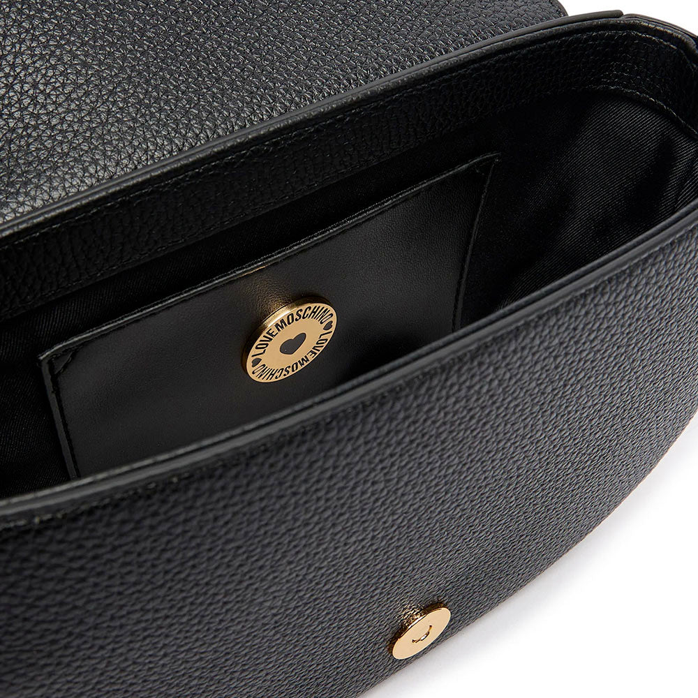 Borsa Donna a Tracolla LOVE MOSCHINO linea Giant Logo Nero