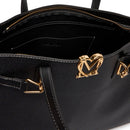 Shopping Bag Donna LOVE MOSCHINO linea Soft Sculpt Nera