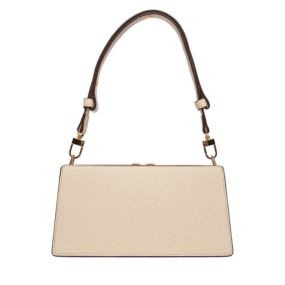 Borsa Donna a Spalla LOVE MOSCHINO linea Soft Sculpt Avorio