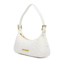 Borsa Donna a Spalla LOVE MOSCHINO in Ecopelle Trapuntata Bianca