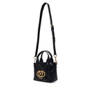 Damen-Handtasche Mini LOVE MOSCHINO Linie Embossed Schwarz