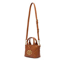 Mini Borsa Donna a Mano LOVE MOSCHINO linea Embossed color Noce