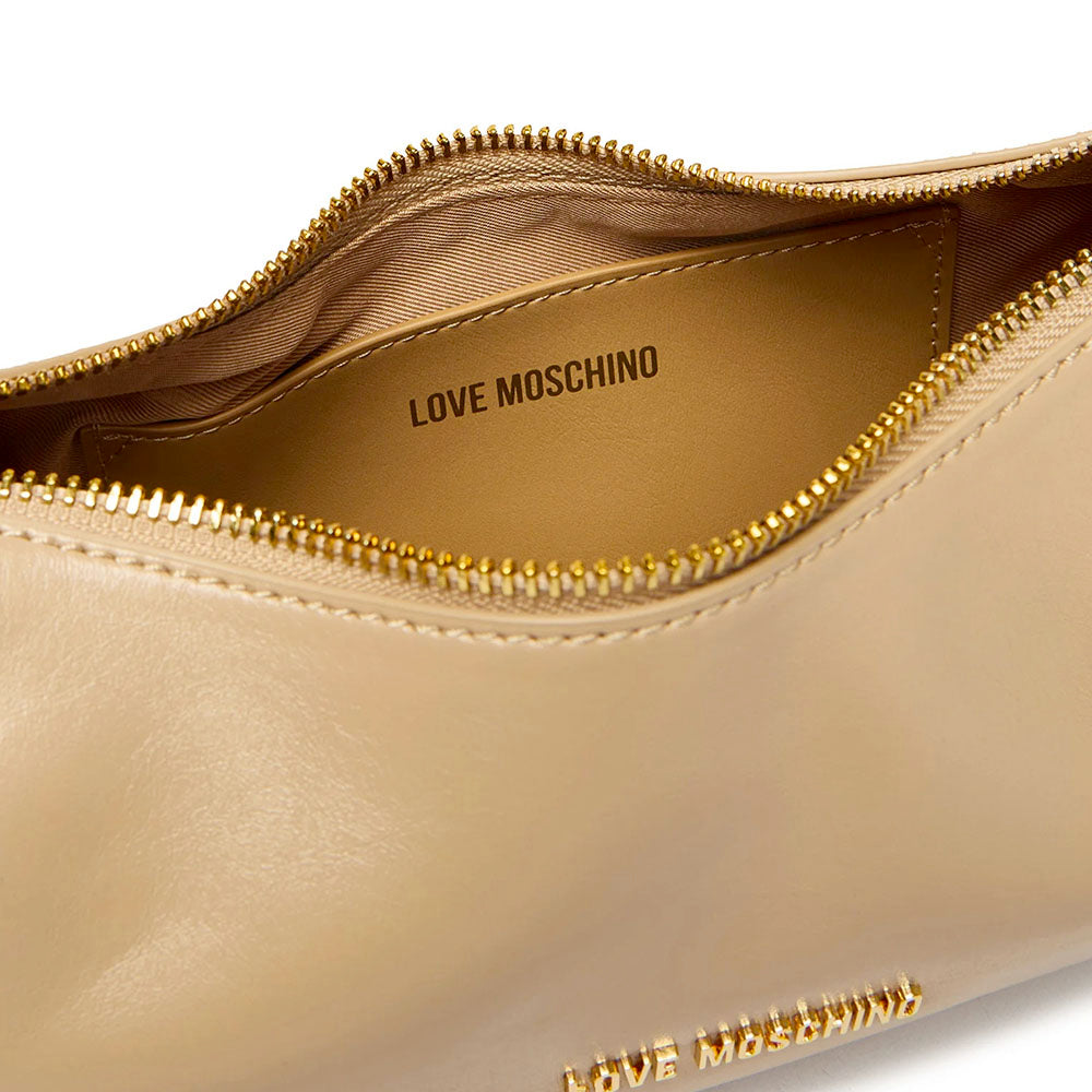Borsa Donna a Spalla LOVE MOSCHINO in Ecopelle Soft Taupe