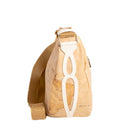 Borsa Donna Mezzaluna Grande 1A Classe Alviero Martini linea Soft Petals in Tessuto Soft Geo Classic e Avorio LE54